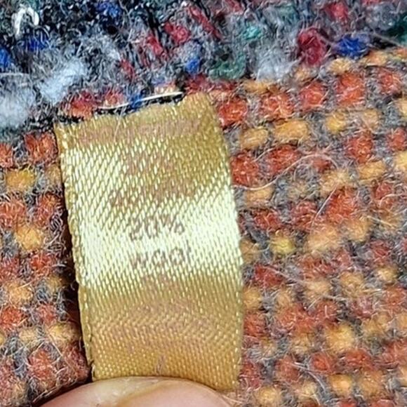 True Grit Vintage Aztec Southwestern Wool Blend hooded Jacket yellowstobe boho - Picture 5 of 6